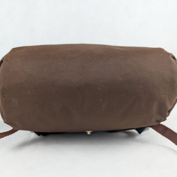Longchamp Paris Nylon Bag Brown Backpack – Authentic Le Pliage, Ready to Ship! - Picture 8 of 15